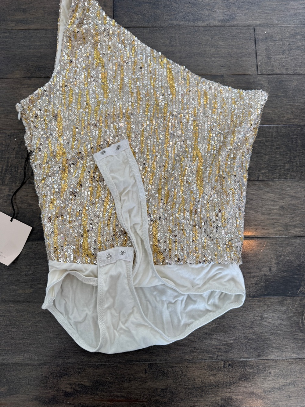 NTW superdown gold sparkly bodysuit - Picture 6 of 6